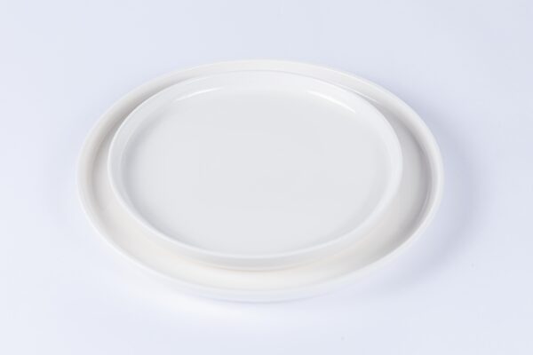 Ontbijt bord - wit ø21cm - Afbeelding 2