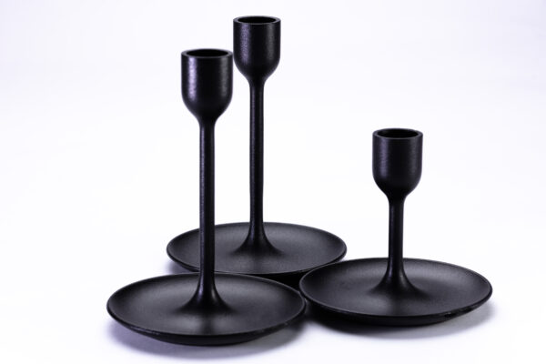 Kandelaar set - zwart
