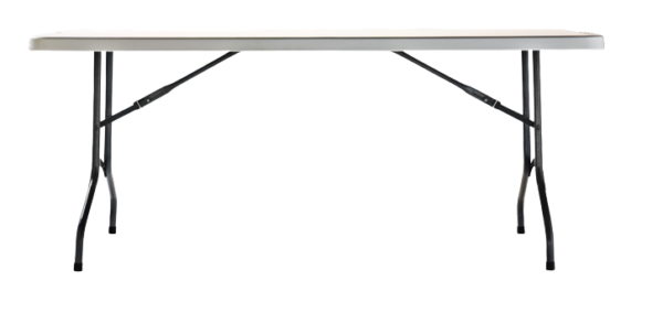 Klap tafel - wit kunststof