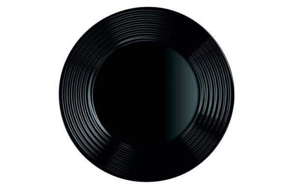 Ontbijt bord - zwart ⌀ 18cm