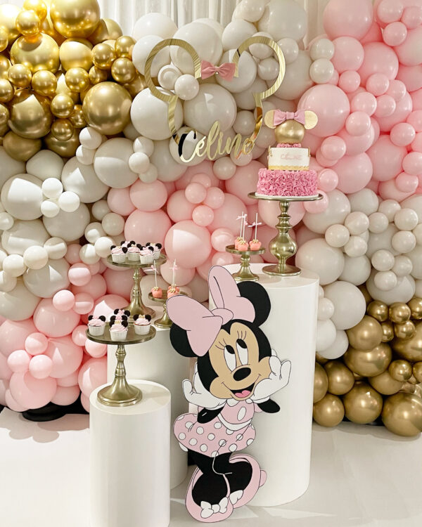 Minnie Mouse figuur bord - Afbeelding 2