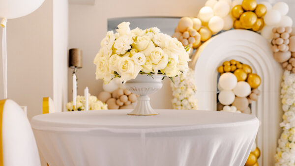 Elegante witte vaas (set van 2) - Afbeelding 2