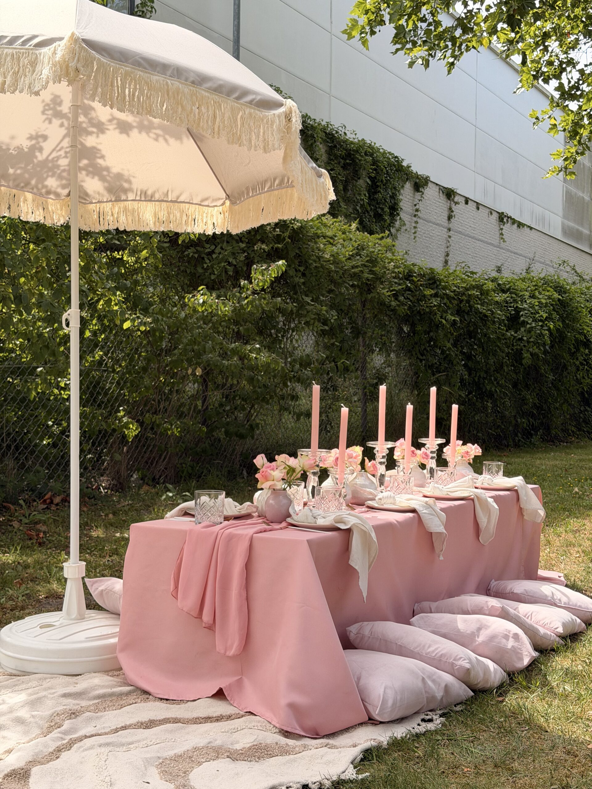 Luxe Pink Picknick 10 personen (zelf ophalen)