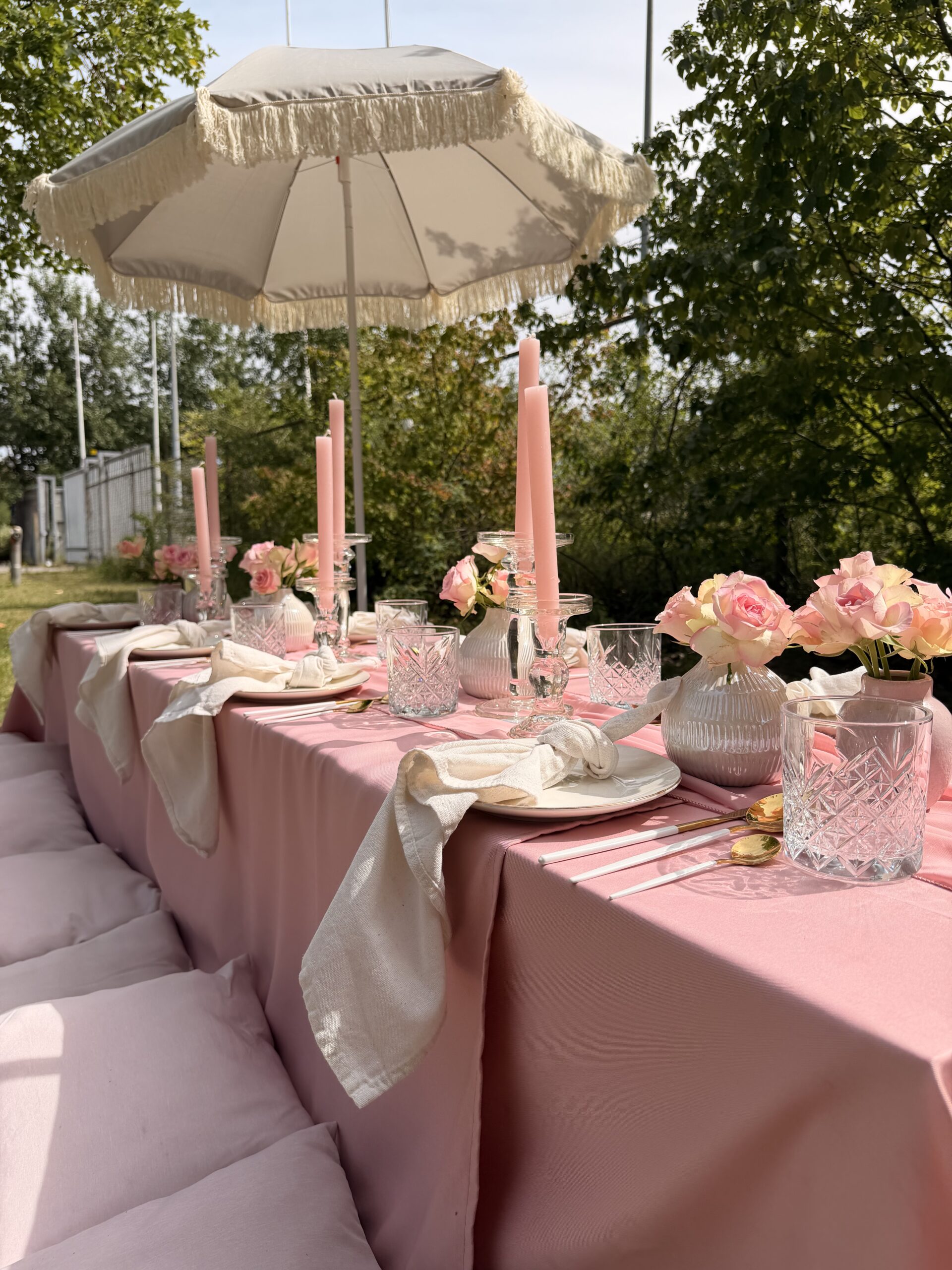 Luxe Pink Picknick 10 personen (zelf ophalen) - Afbeelding 2